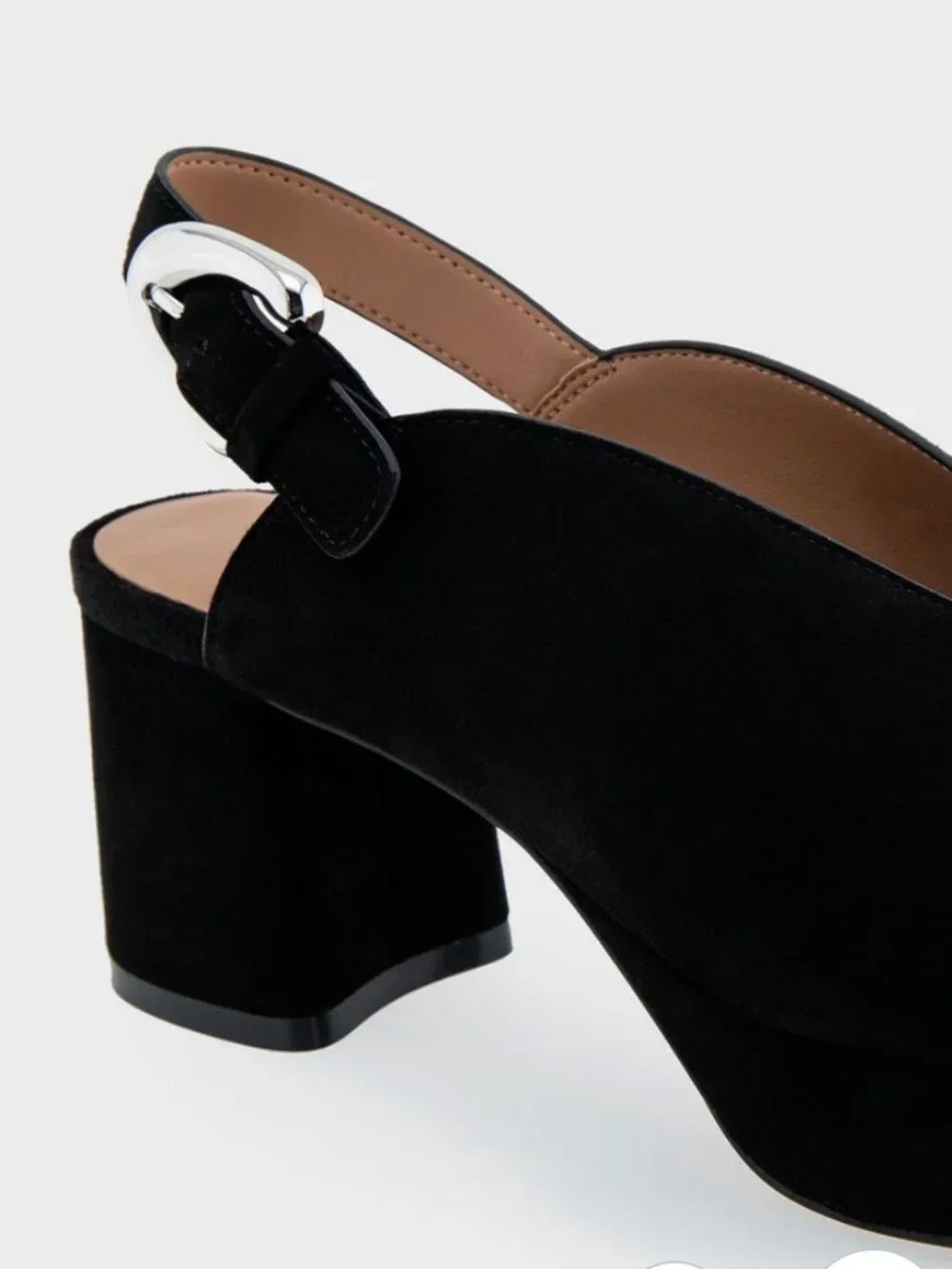 Areosoles Black Platform Cornilia Shoe.